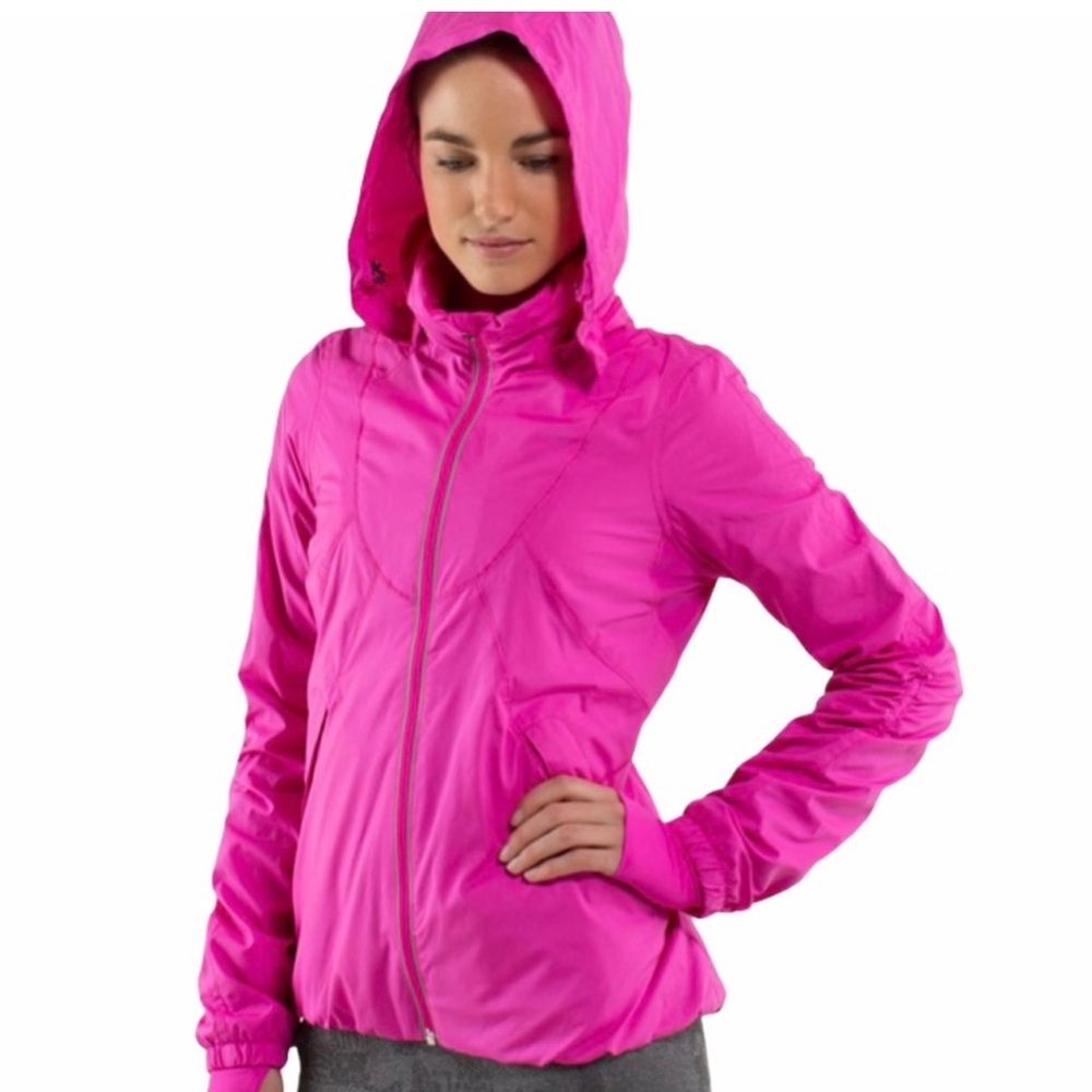 Lululemon Run Paris Perfection Hustle Hot Pink Jacket | 4